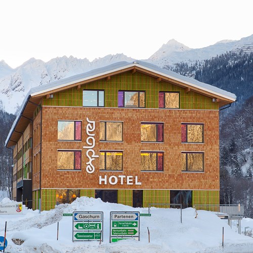 Exterior view of Explorer Hotel - Ski accommodation in St Johann, Austria