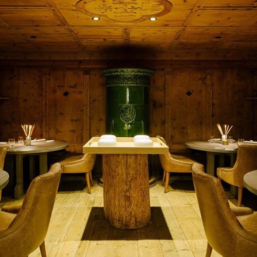 Hotel Cristallo in Cortina, Italy restaurant