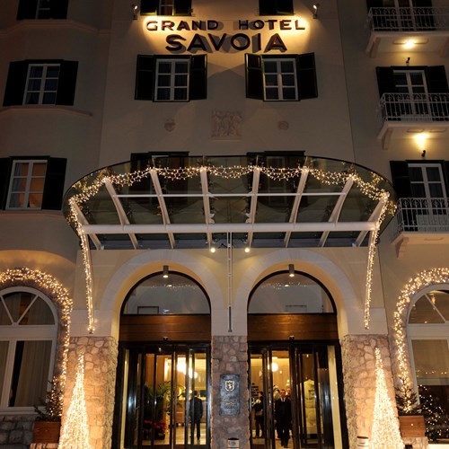 Grand Hotel Savoia Cortina front entrance