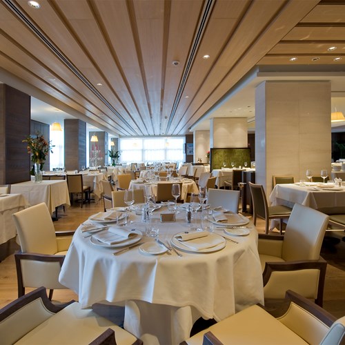Savoy restaurant at the Grand Hotel Savoia Cortina