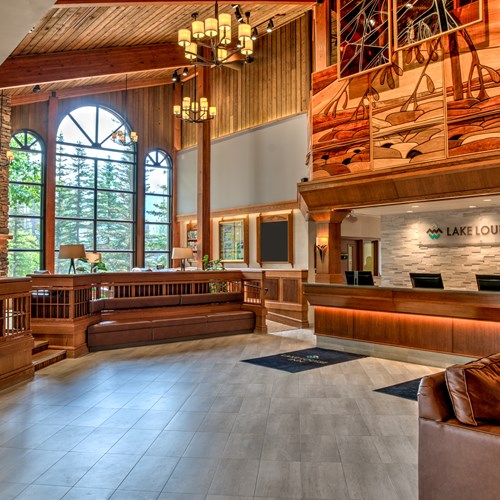 Lake Louise Inn Lobby And Reception