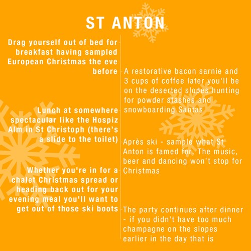 christmas ski breaks st anton