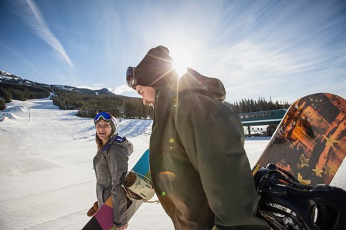 Snowboard and ski Banff, Lake Louise