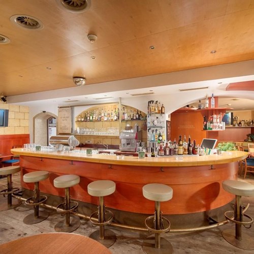 Bar at Hotel Fischer, ski accommodation in St Johann, Austria