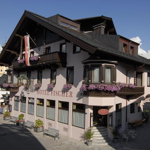 Exterior at Hotel Fischer, ski accommodation in St Johann, Austria