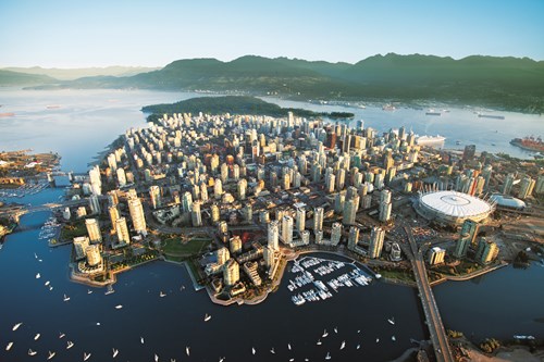 Vancouver twin centre, Vancouver island