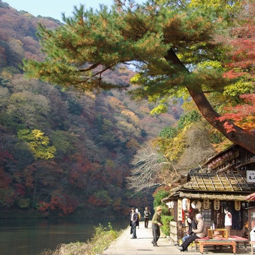 By the river, Kyoto holiday
