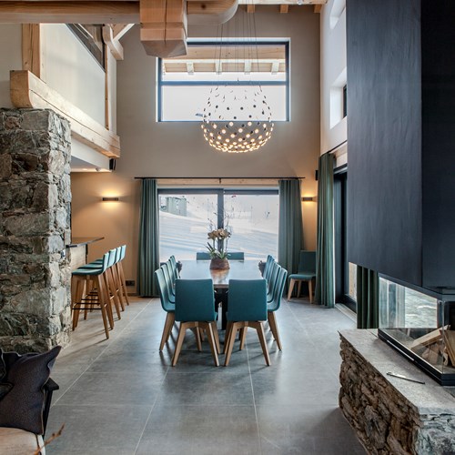 Flexiski Operated Chalet Des Cascades Les Arcs Dining Area