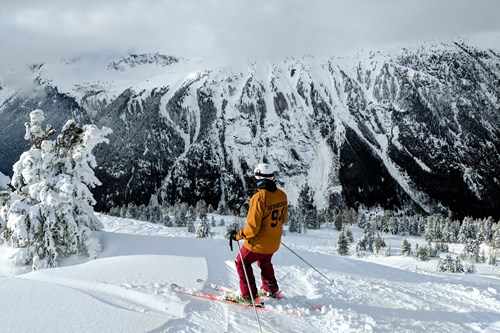 Chamonix Photoshoot man and mountains