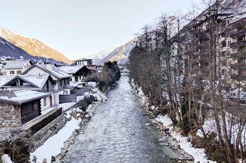 Chamonix Photoshoot river