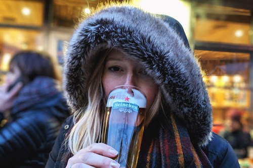 Chamonix Photoshoot apres beer
