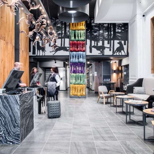 Chamonix Hotel Alpina Reception.JPG