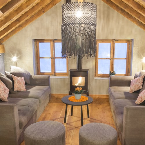 the loft chalet, chamonix seating area