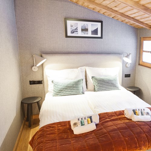 the loft chalet in chamonix double room