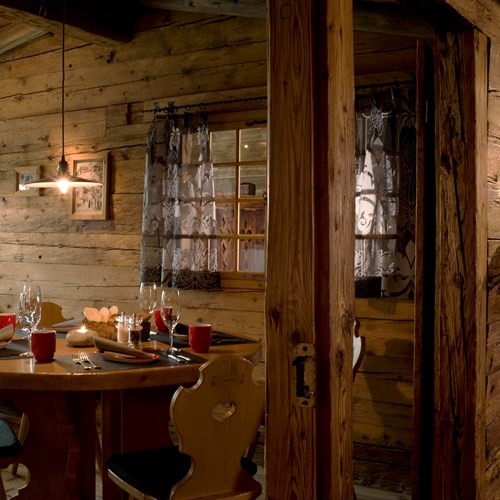 Grindelwald ski resort Hotel Eiger Barry's dining table