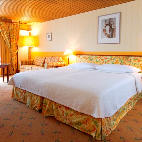 double room with a jungfrau view at Hotel Silberhorn Wengen, Switzerland