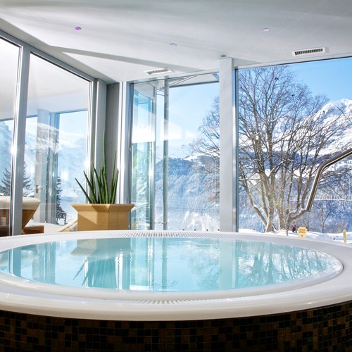 hot tub at Hotel Silberhorn Wengen, Switzerland