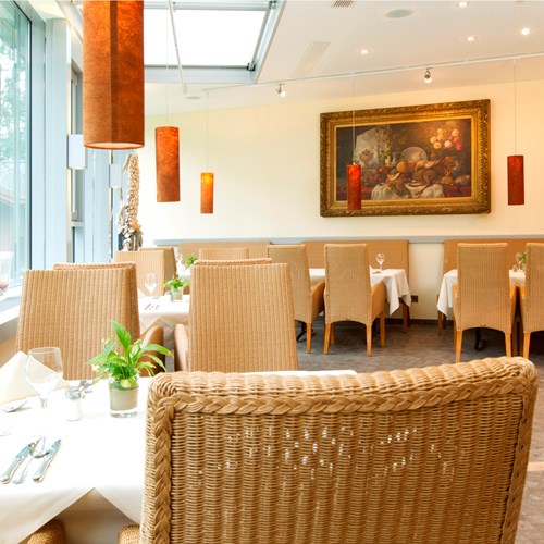 dining room of the Silberhorn hotel Switzerland in Wengen
