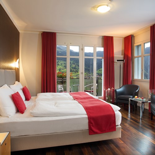 Hotel Belvedere-ski accommodation in Grindelwald-classic eiger room